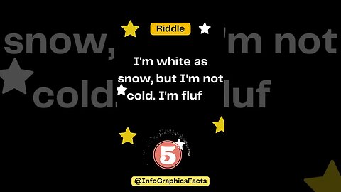 I'm white as snow, but I'm not cold I'm fluffy and soft, and I often fold ☁️