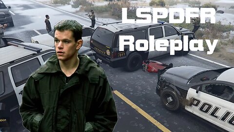 If Jason Bourne was a cop...LSPDFR (cop mod for GTA 5)