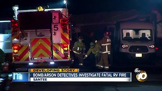 Elderly man dies in Santee mobile home fire