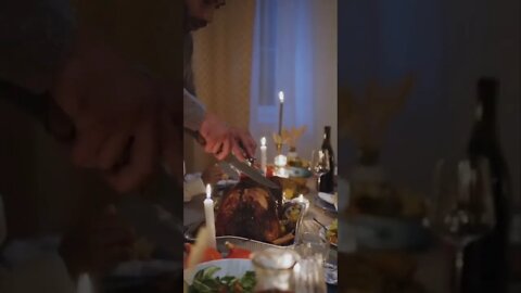 Thanksgiving 2022 | Turkey Dinner | #thanksgiving2022 #shorts #short #eating #dinner 30 Seconds #3