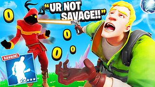 I Trolled Him With NEW Savage TikTok Emote! (Fortnite)