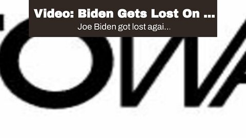 Video: Biden Gets Lost On A Stage For Third Time In A Week