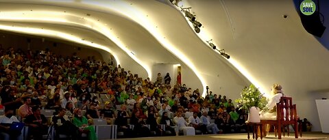 Renowned Spiritual Leader Sadhguru give speechs at Dubai's Museum of the Future