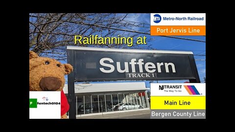 Railfanning New Jersey Transit & Metro North West Of Hudson at Suffern Station!