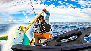 *Deep-Sea* Fishing On My SEA-DOO Fish Pro | VENOMOUS Catch and Cook