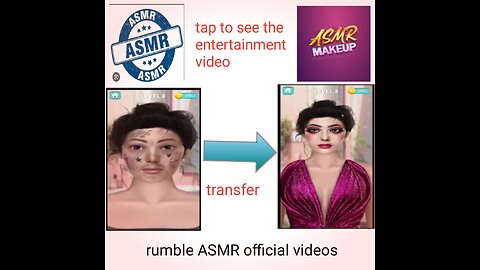 ASMR OFFICIAL VIDEOS # girls makeup & transfermation❤️❤️😂😂