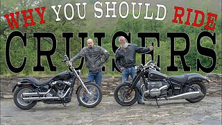 Why YOU should buy a Cruiser Motorcycle NOW! BMW R 18 & Harley-Davidson Street Bob Classic.