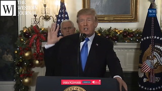 Trump Slurs Words During Israel Speech