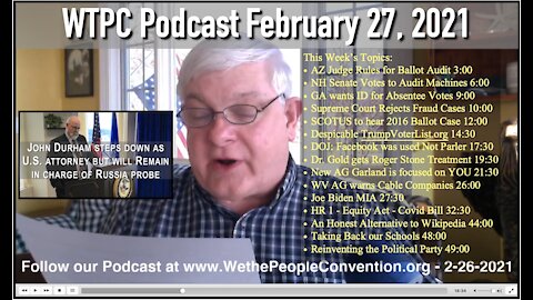 We the People Convention News & Opinion 20-27-21