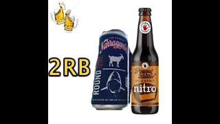 Two Random Beers - Narragansett Round One & Left Hand Peanut Butter Milk Stout Nitro Beer Reviews
