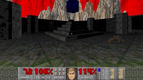 Doom II, DOS, 1995 - 100% Level 25, Bloodfalls