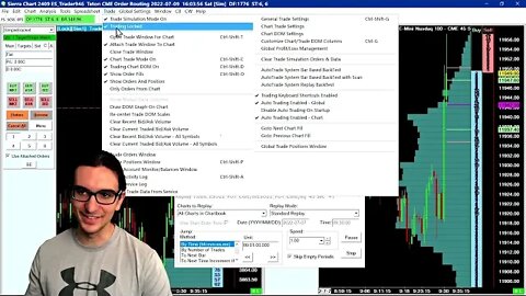 Auto Trading System Back Test 2022-07-07 | MES & MNQ 500+ Contracts Traded