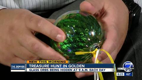 Finders keepers: Colorful glass orbs hidden around Golden all month