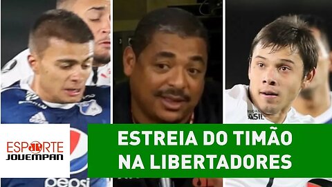 OLHA o que Vampeta achou da estreia do Timão na Libertadores!