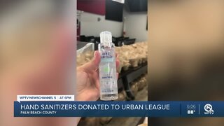 Hand sanitizers donated to Urban League