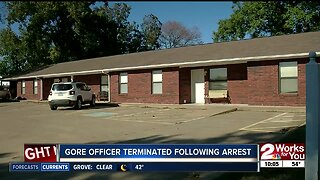 Gore officer terminated following arrest