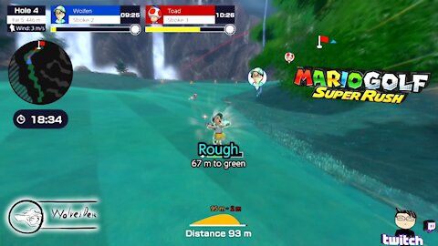 (SWITCH) Mario Golf - Super Rush - 07 - Golf Adventure Mode - Wildweather Woods