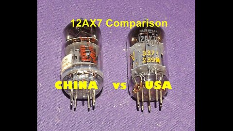 Fender China 12AX7 vs Westinghouse USA 12AX7A Tube Tone Comparison