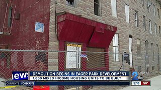 Demolition begins in Eager Park development