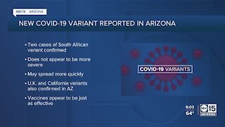 First cases of South African COVID-19 variant detected in Arizona