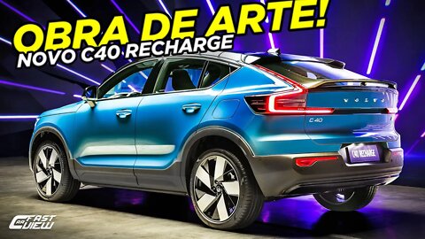 NOVO VOLVO C40 RECHARGE 2022 SUV COUPÊ 100% ELÉTRICO ANDA + DE 440 KM COM APENAS R$60 REAIS! 😱