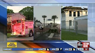 Lightning blamed for multiple fires across the Tampa Bay area in one day