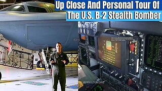 Take A Personal Guided Tour Of The B2 Spirit Stealth Bomber. Including Rare Cockpit Footage.