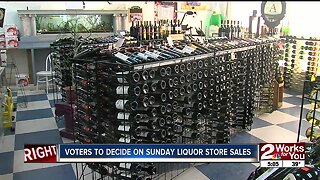 Voters to decide on Sunday liquor store sales