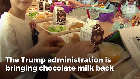 Trump Makes School Lunches Great Again