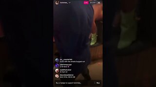 TOMMIE LEE IG LIVE: Tommie Getting Freaky To Music While With Mellow Rackz & Friends (19/03/23)pt.2