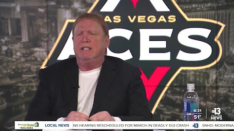 New owner Mark Davis unveils vision for Las Vegas Aces