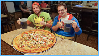 GIANT 28” Pizza Challenge: Can We Finish in Record Time?
