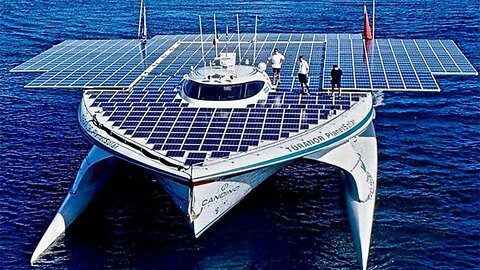 World's Largest Solar Powered Boat - First to Circle Globe - MS Tûranor PlanetSolar