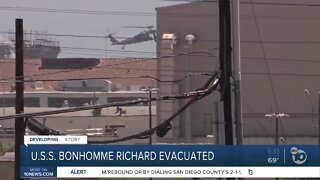 Shifting leads to USS Bonhomme Richard evacuation