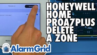 Honeywell Home PROA7PLUS: Delete a Zone