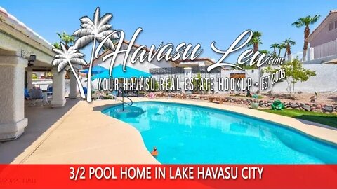 Lake Havasu City Pool Home in Sun Lake Village 2390 Jacob Row Cir MLS 1022901