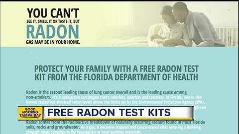 How to get a free radon test kit from the Florida Department of Health