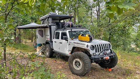 Jeep Gladiator Truck Camper UPDATE & Off Grid BougeRV Air Conditioner Test