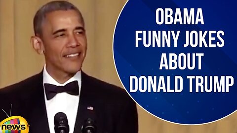 Barack Obama Funny jokes about Donald Trump