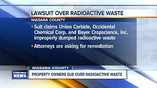 Niagara County residents sue over radioactive waste storage