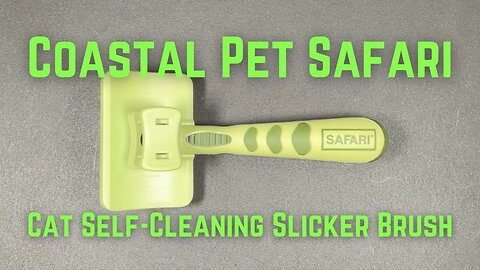 Coastal Pet Safari Cat Self Cleaning Slicker Brush