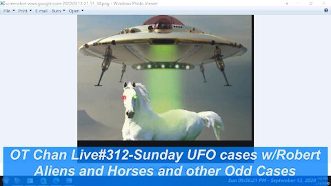 Sunday Live UFO cases with Robert, Horses and Aliens + Chad tic tac +UAPTF Upd+] - OT Chan Live#312