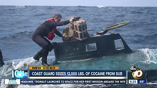 Coast Guard stops sub, seizes cocaine