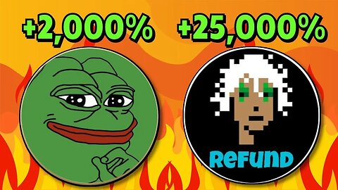 REFUND RFD!! DON'T MISS THE NEXT PEPE!! NEXT 100X?!