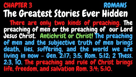 THERE ARE TWO KINDS OF PREACHING; MAN'S OR CHRIST'S, ANTICHRIST'S OR CHRIST'S.