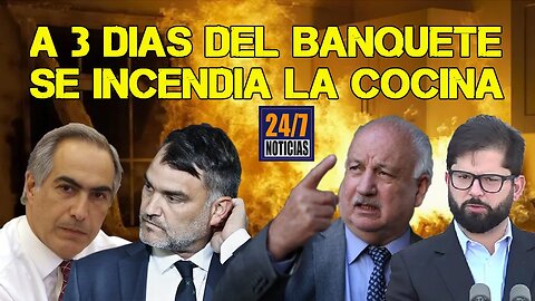 A 3 días del banquete se incendia la cocina