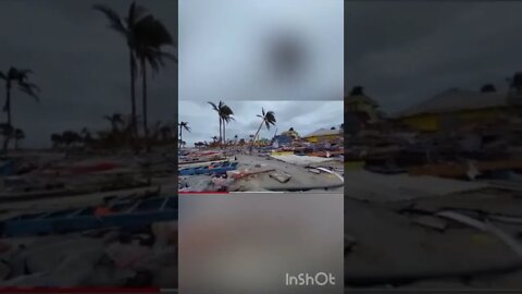 Destruction in Ft Myers - Hurricane Ian #shorts #florida #hurricaneian