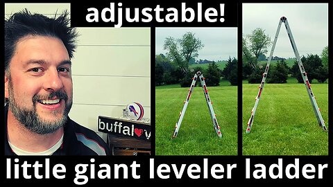Little Giant Leveler Ladder review. Adjustable, multi-position ladder with leveling legs [410]
