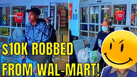 SHADY COUPLE ROBS Wal-Mart Store of $10K in MERCH, CASH With SCHEME in GEORGIA!