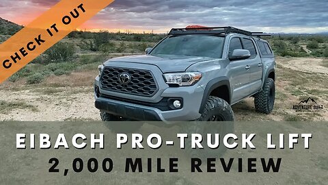 EIBACH PRO-TRUCK LIFT SYSTEM 2000 Mile Review on 2020 Tacoma
